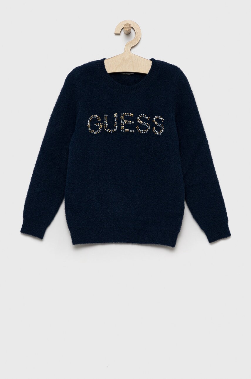 

Детский свитер Guess цвет синий лёгкий