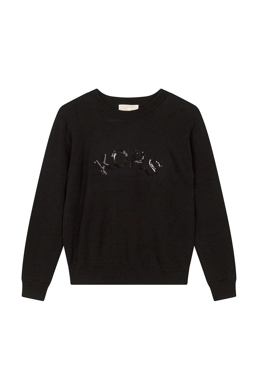 Michael Kors pulover copii culoarea negru, light