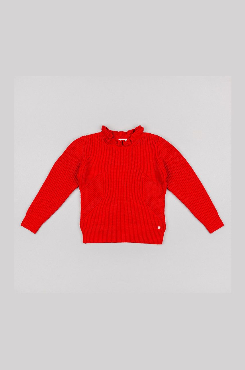 E-shop Dětský svetr zippy oranžová barva