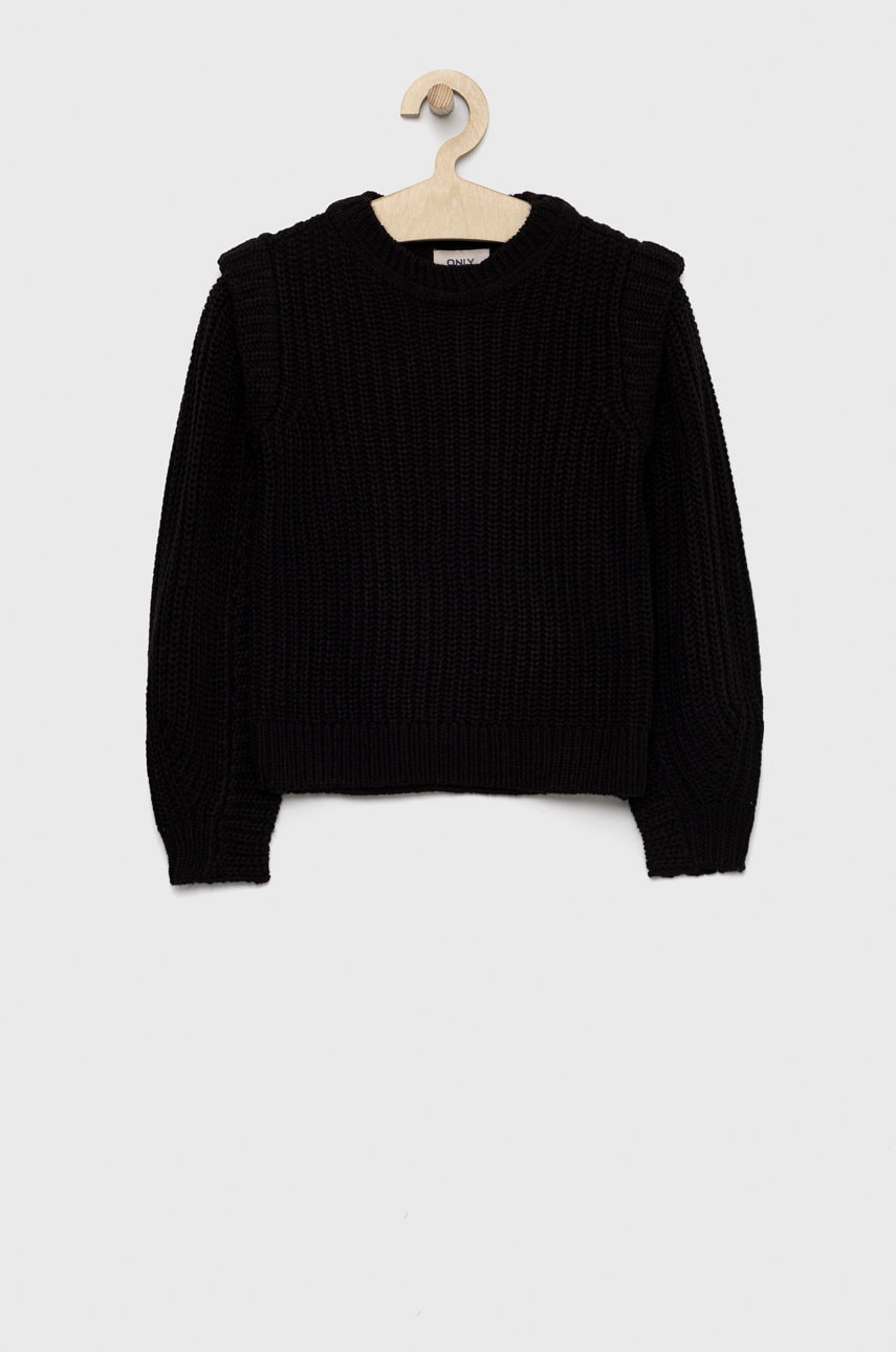 Kids Only pulover copii culoarea negru, light