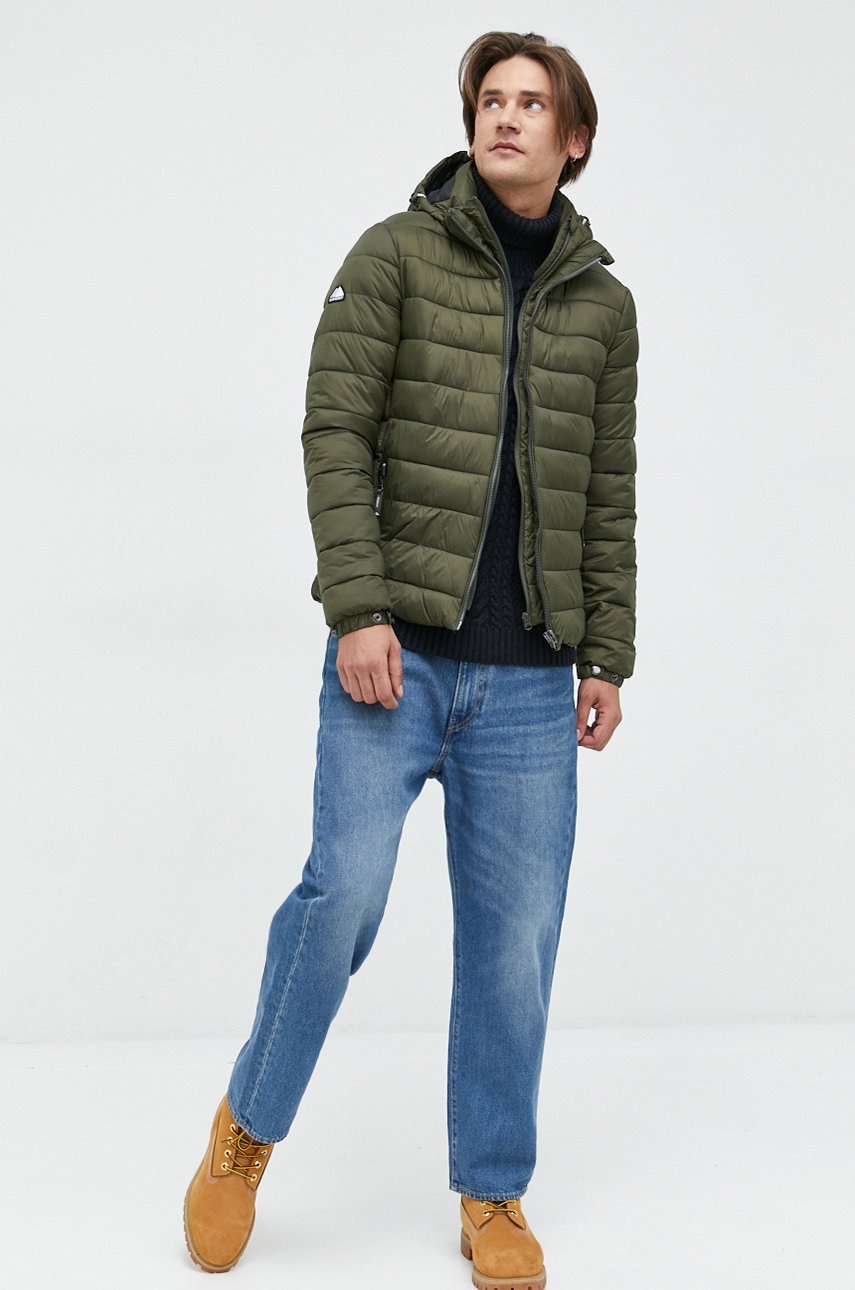 

Светр Jack & Jones чоловічий колір синій легкий гольф