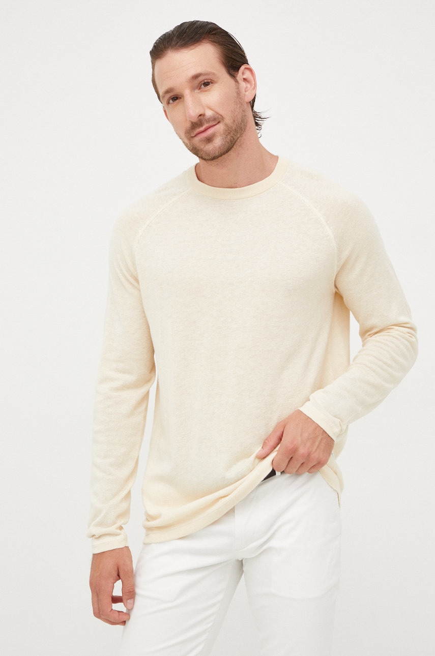 Selected homme pulover barbati, culoarea bej, light