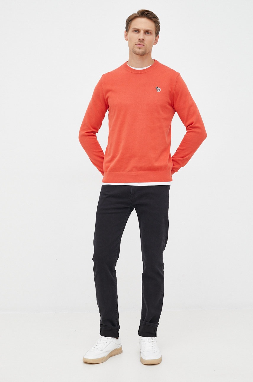 

Свитер PS Paul Smith мужской цвет оранжевый