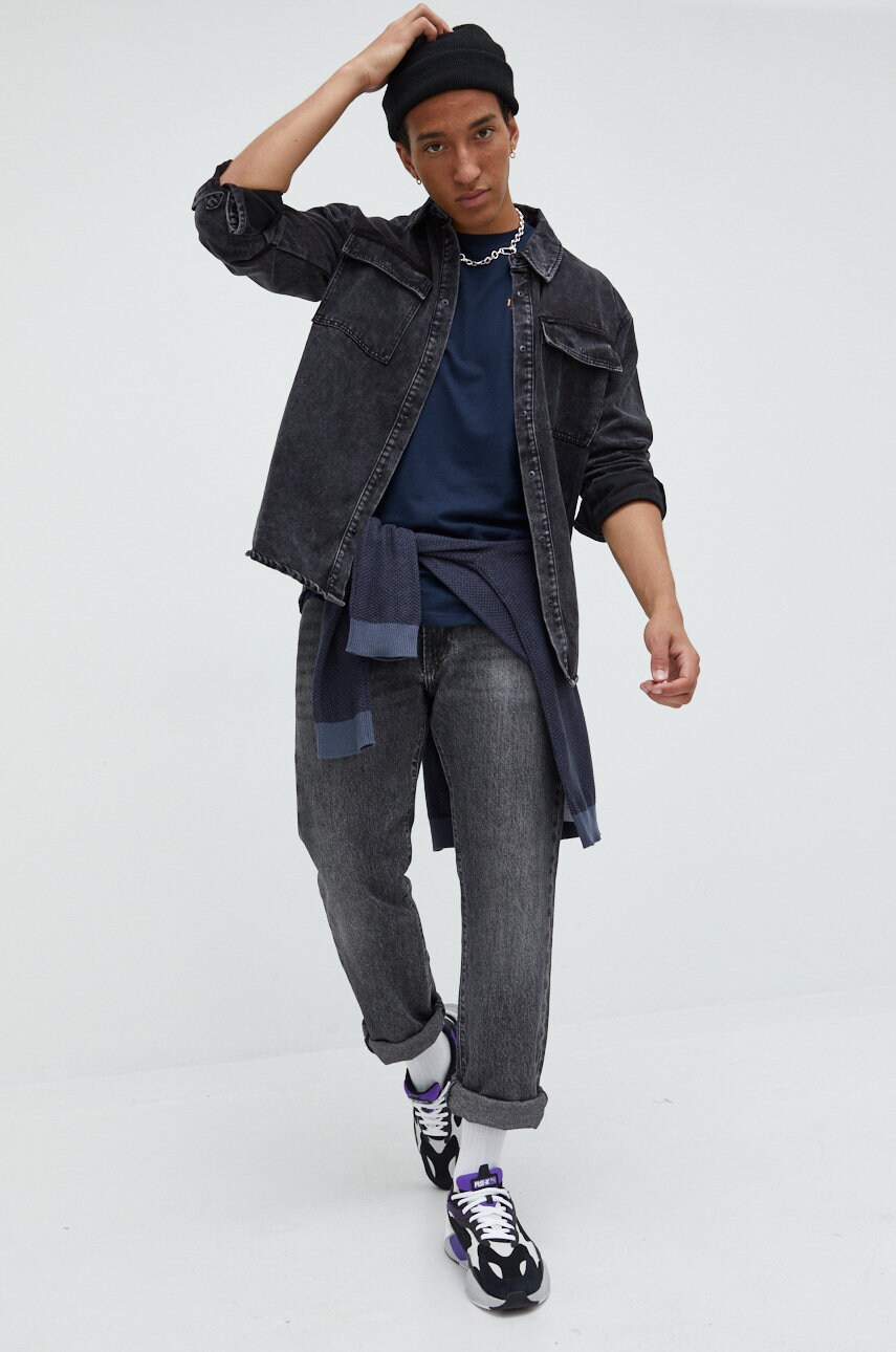 

Свитер Produkt by Jack & Jones мужской цвет синий лёгкий
