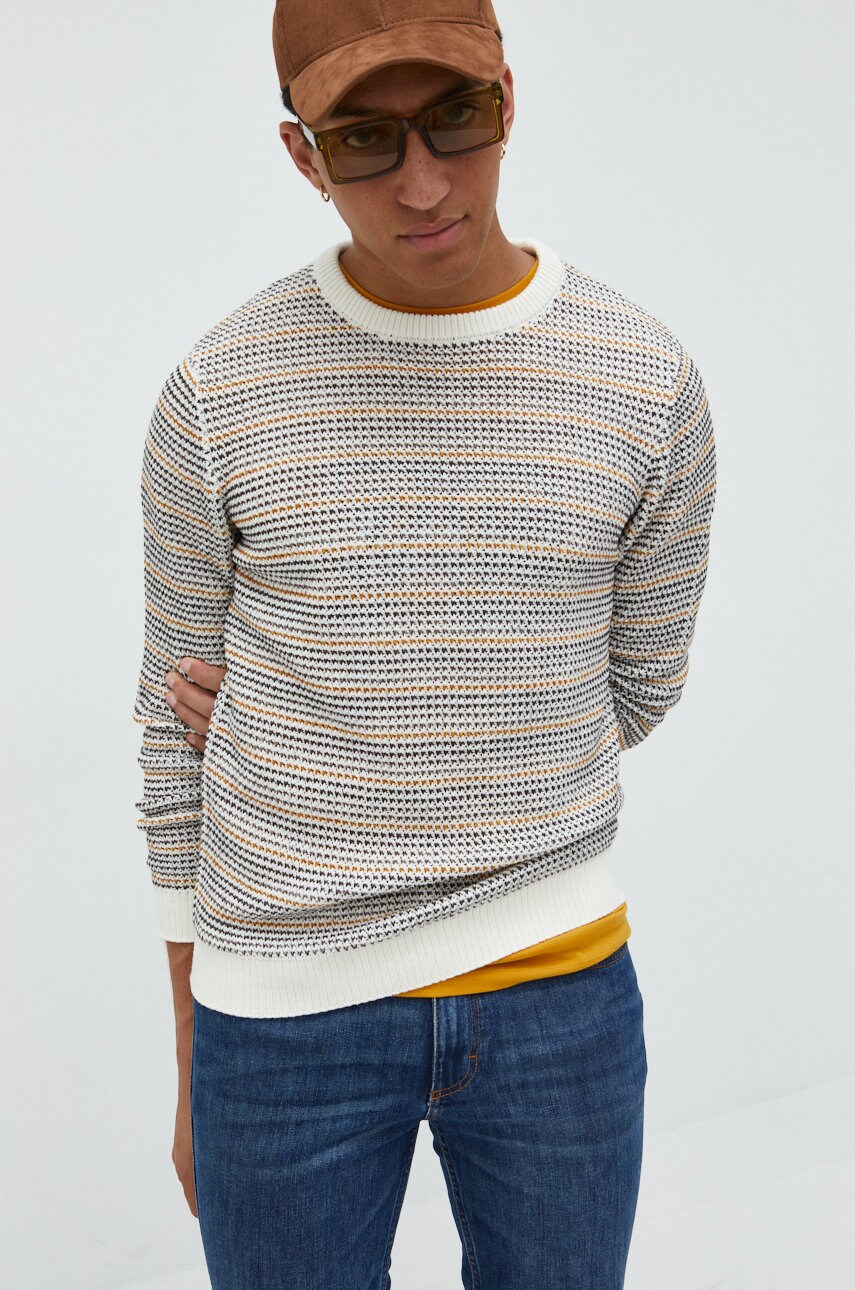 Produkt by jack & jones pulover barbati, culoarea bej,