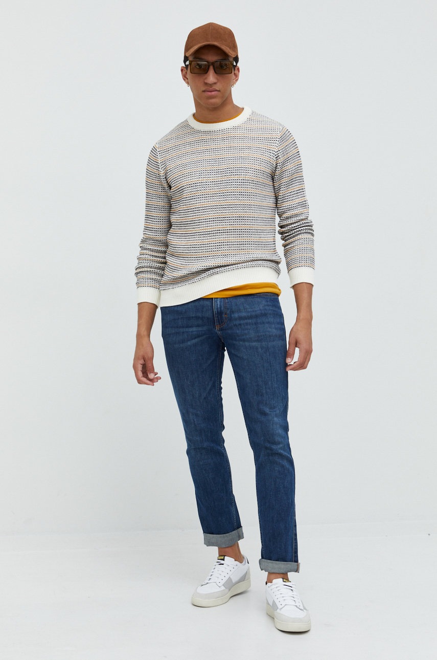 

Свитер Produkt by Jack & Jones мужской цвет бежевый