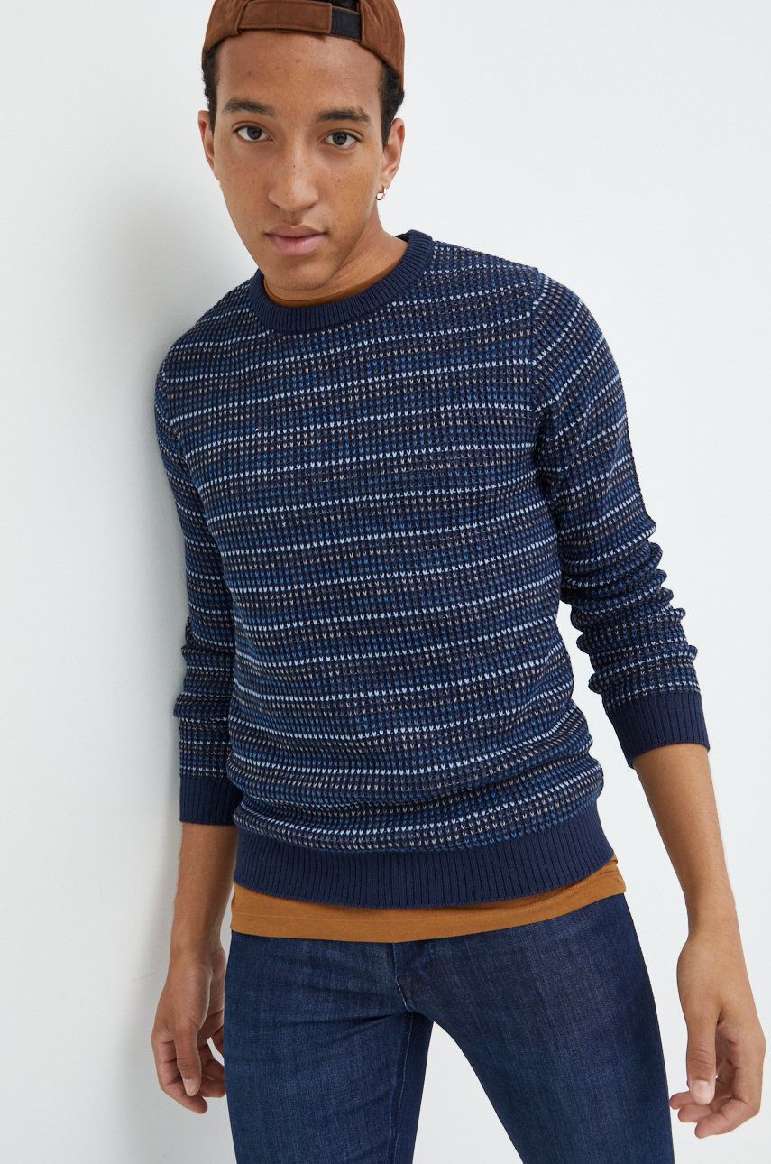 Produkt by Jack & Jones pulover barbati, culoarea albastru marin, albastru imagine noua