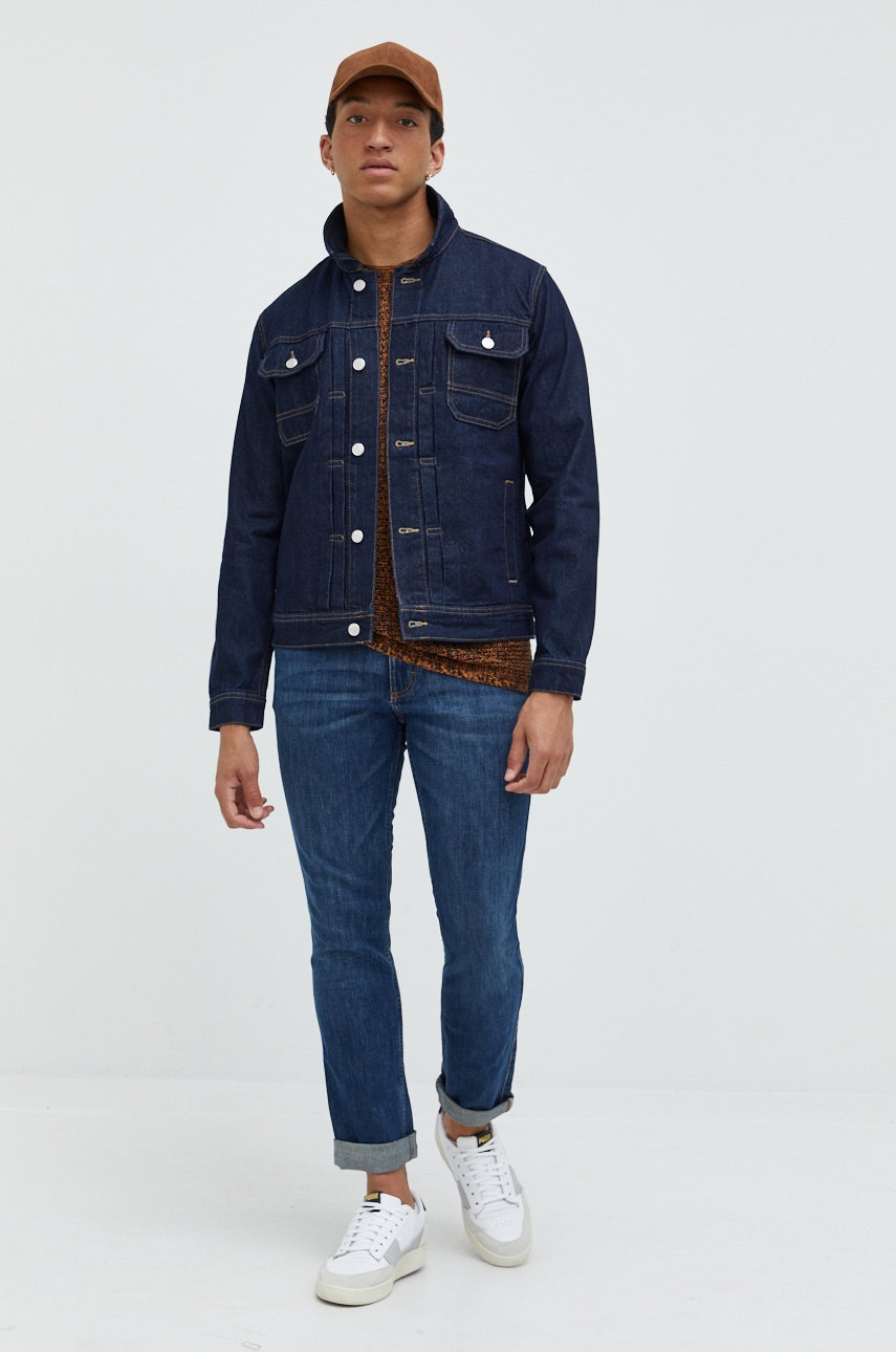 

Бавовняний светер Produkt by Jack & Jones чоловічий колір помаранчевий