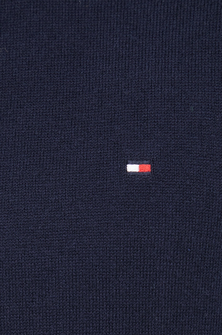 Светр з домішкою кашеміру Tommy Hilfiger чоловічий колір синій легкий 
