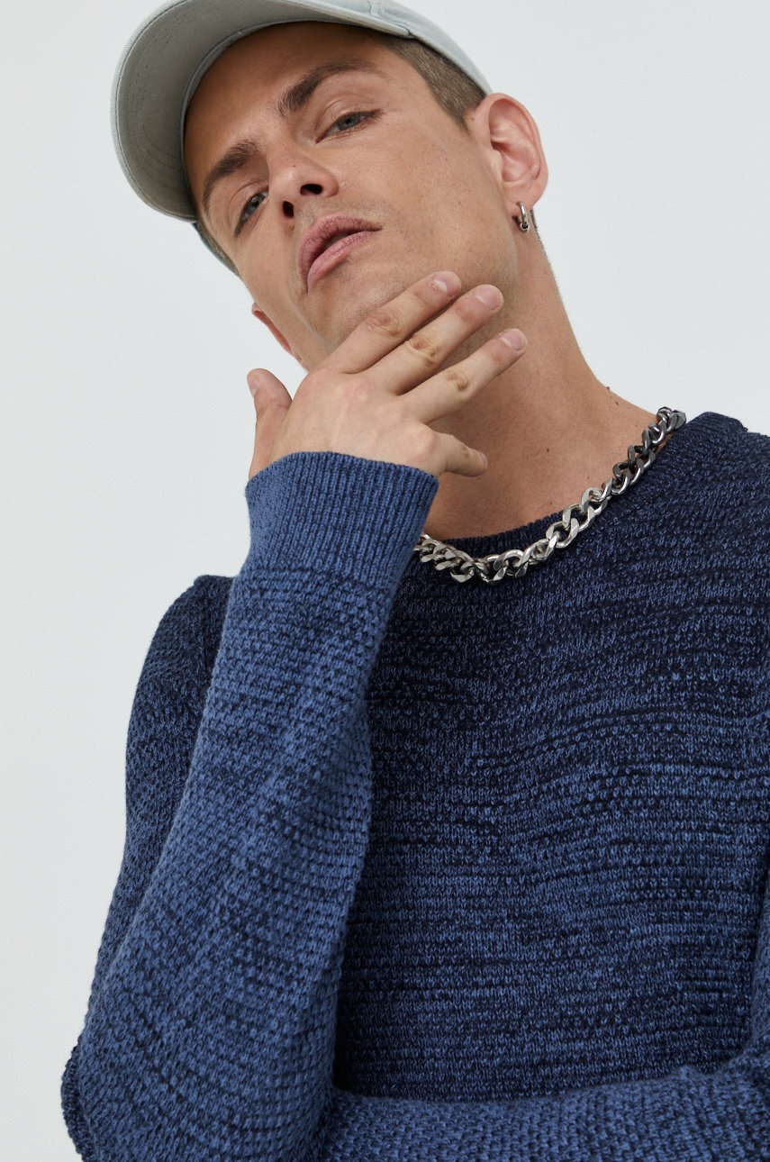 

Хлопковый свитер Produkt by Jack & Jones мужской цвет синий