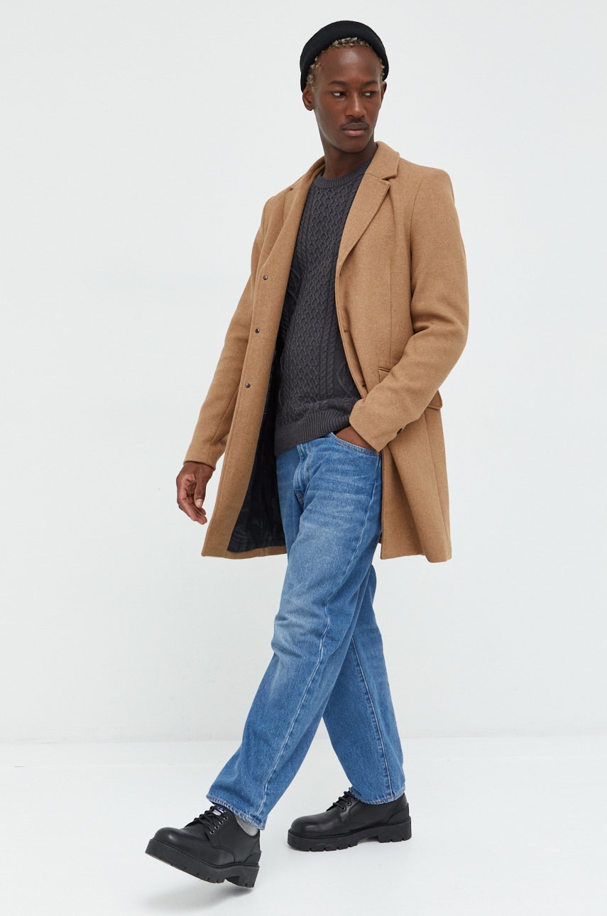 

Светр Produkt by Jack & Jones чоловічий колір сірий