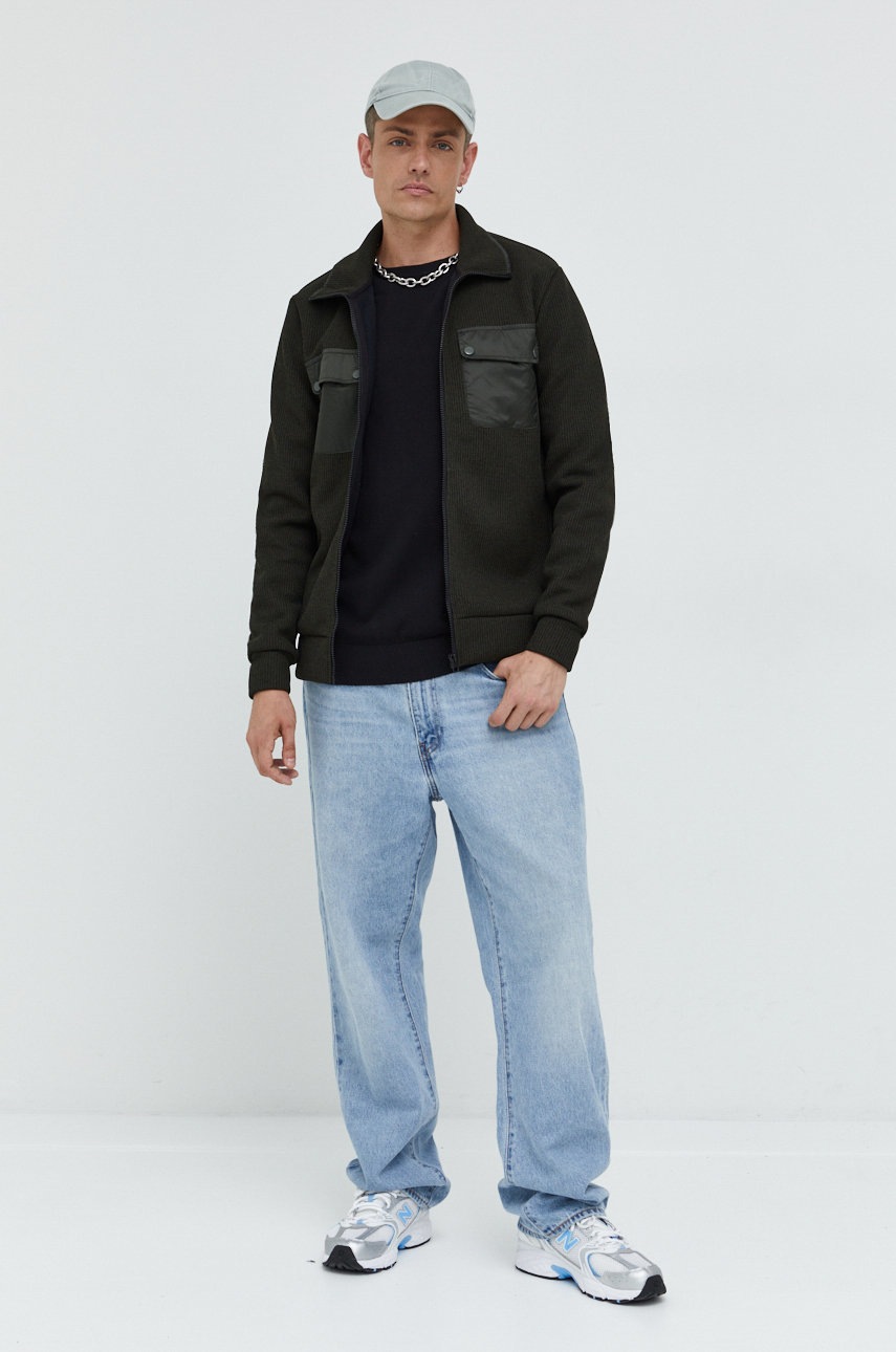 

Кофта Produkt by Jack & Jones мужская цвет зелёный