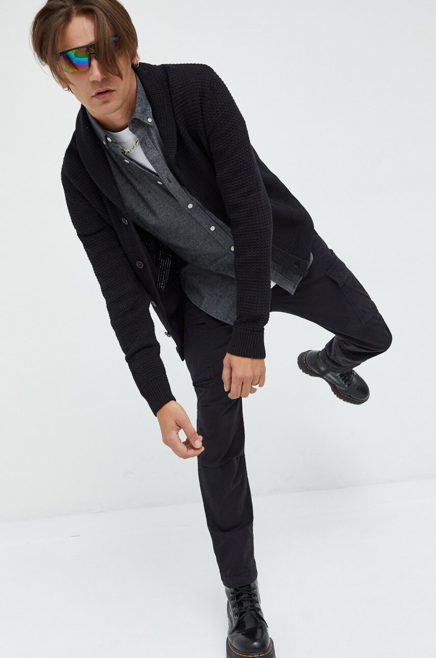 Produkt by jack & jones cardigan barbati, culoarea negru