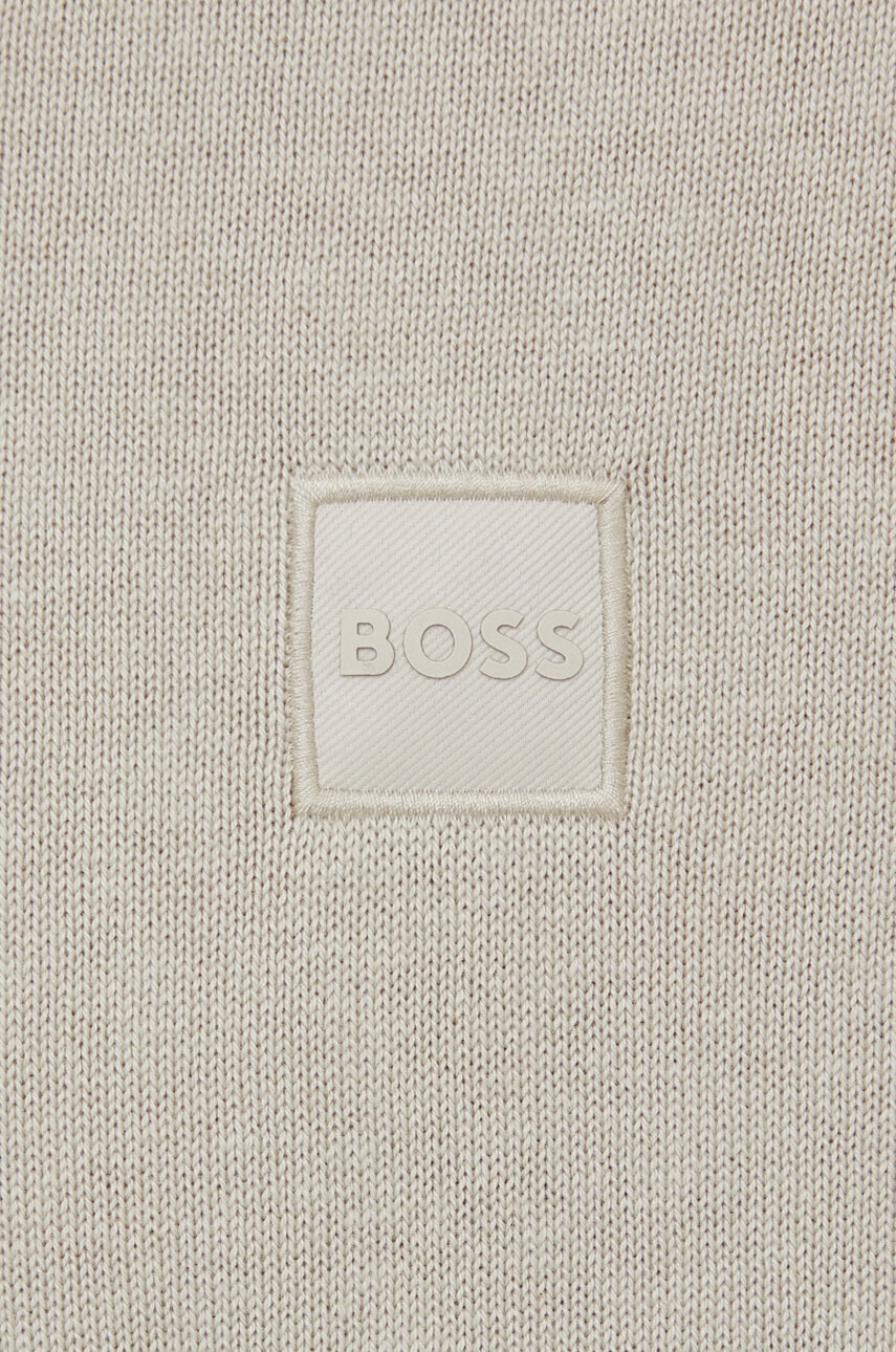 Πουλόβερ με μείγμα κασμίρ BOSS BOSS CASUAL χρώμα: πράσινο, 50471343 φωτογραφία