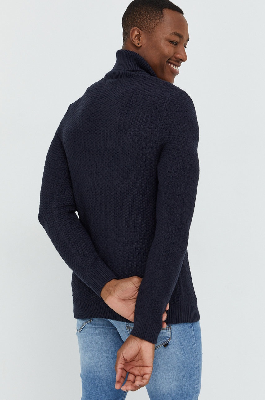 

Светр Jack & Jones Jordamian чоловічий колір синій гольф