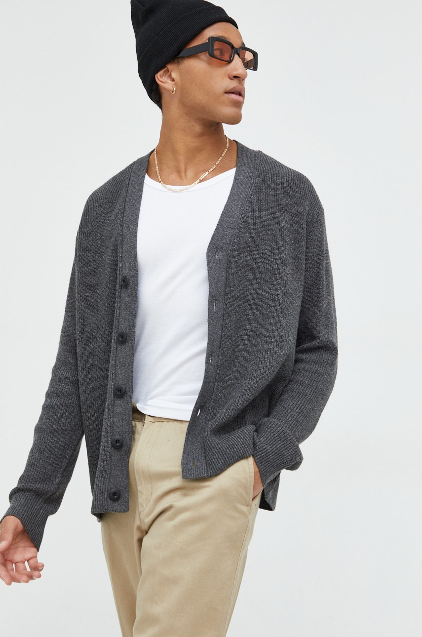 

Жилетка Hollister Co. в сиво, Сив