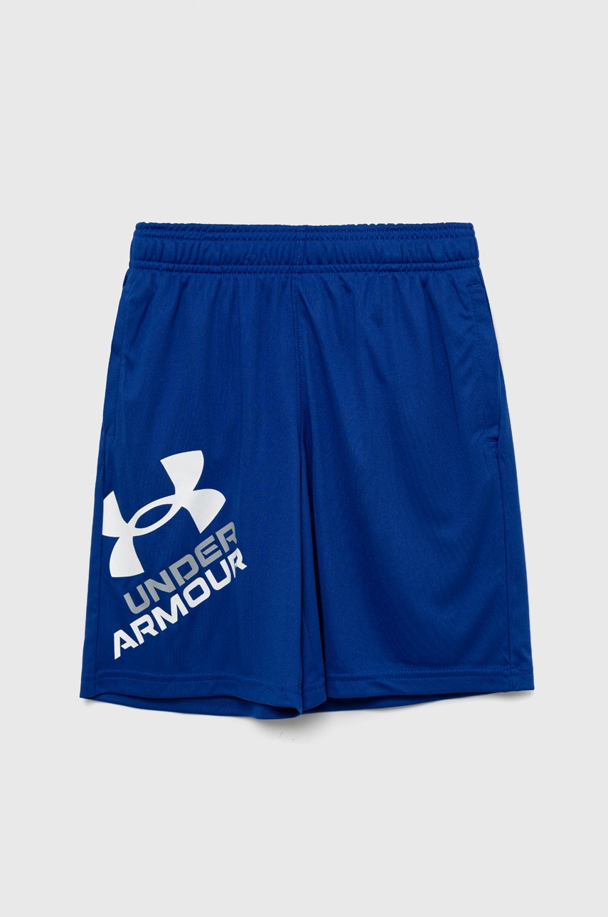 Under Armour pantaloni scurti copii culoarea albastru marin,