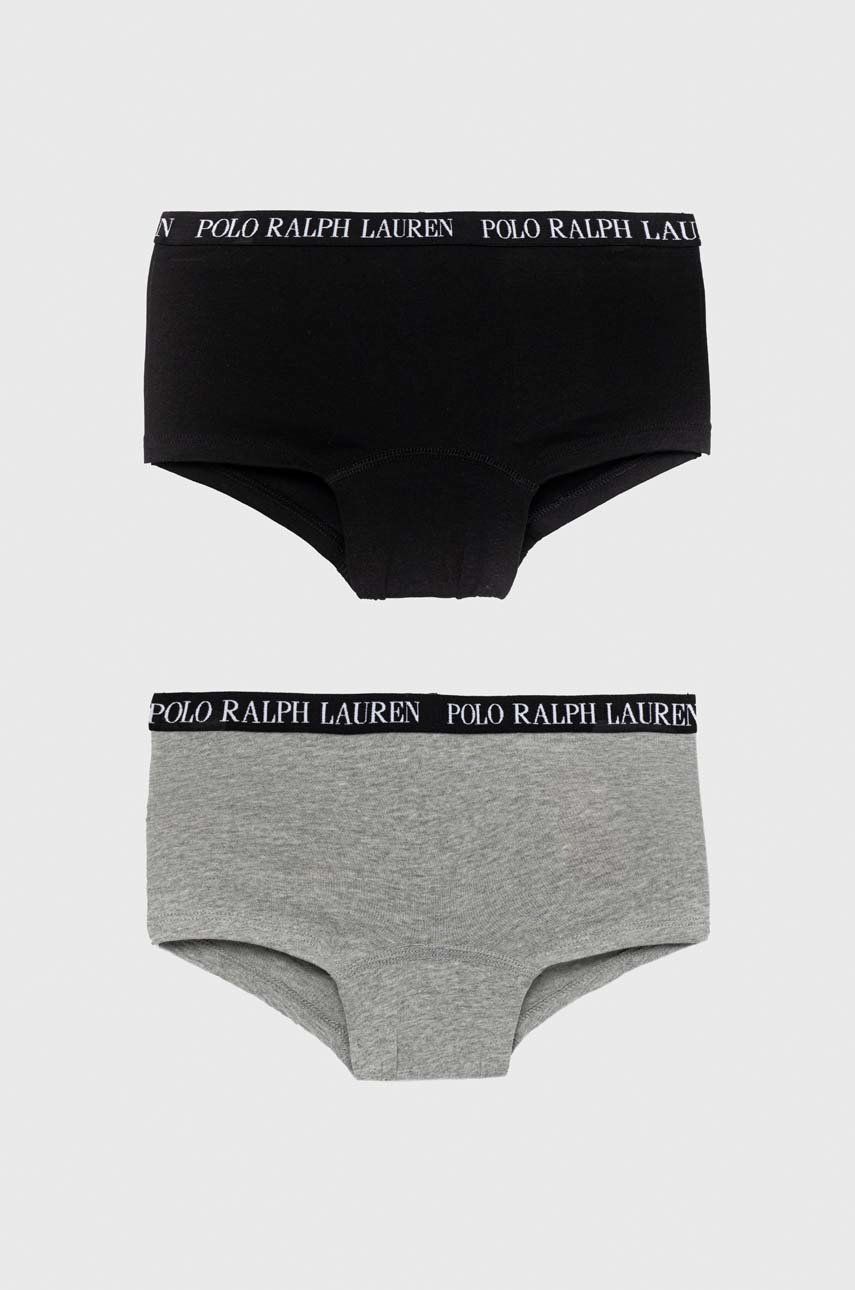 Dětské boxerky Polo Ralph Lauren černá barva - černá -  95 % Bavlna