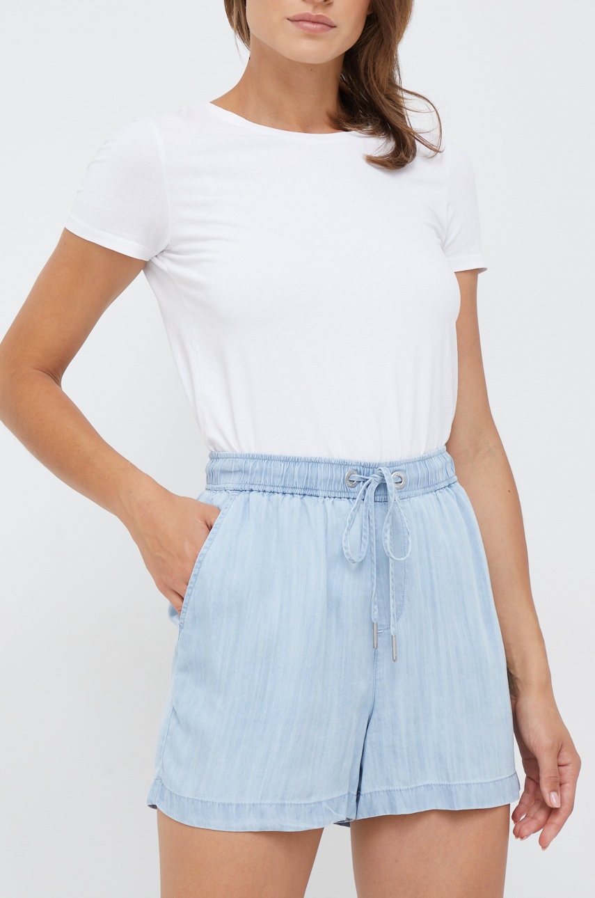 

Шорты Dkny женские однотонные высокая посадка