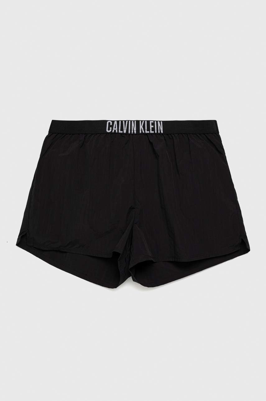 

Плажни шорти Calvin Klein в черно, Черен
