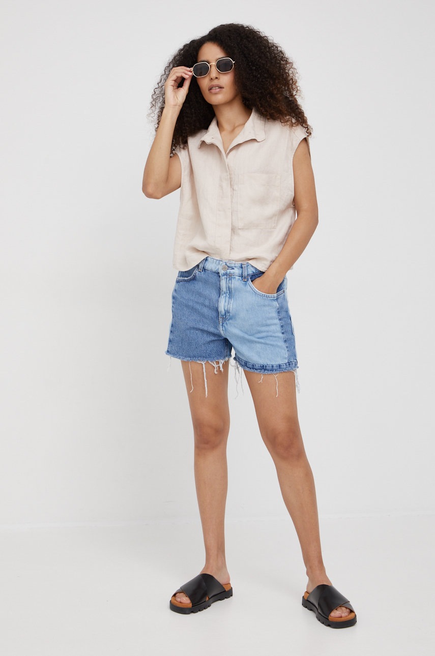 

Джинсові шорти Marc O'Polo Denim жіночі візерунок висока посадка