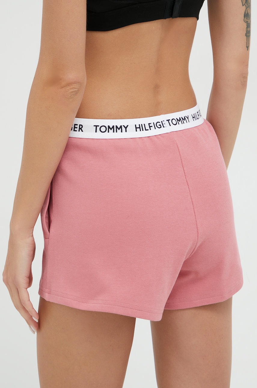 

Піжамні шорти Tommy Hilfiger жіночі колір рожевий
