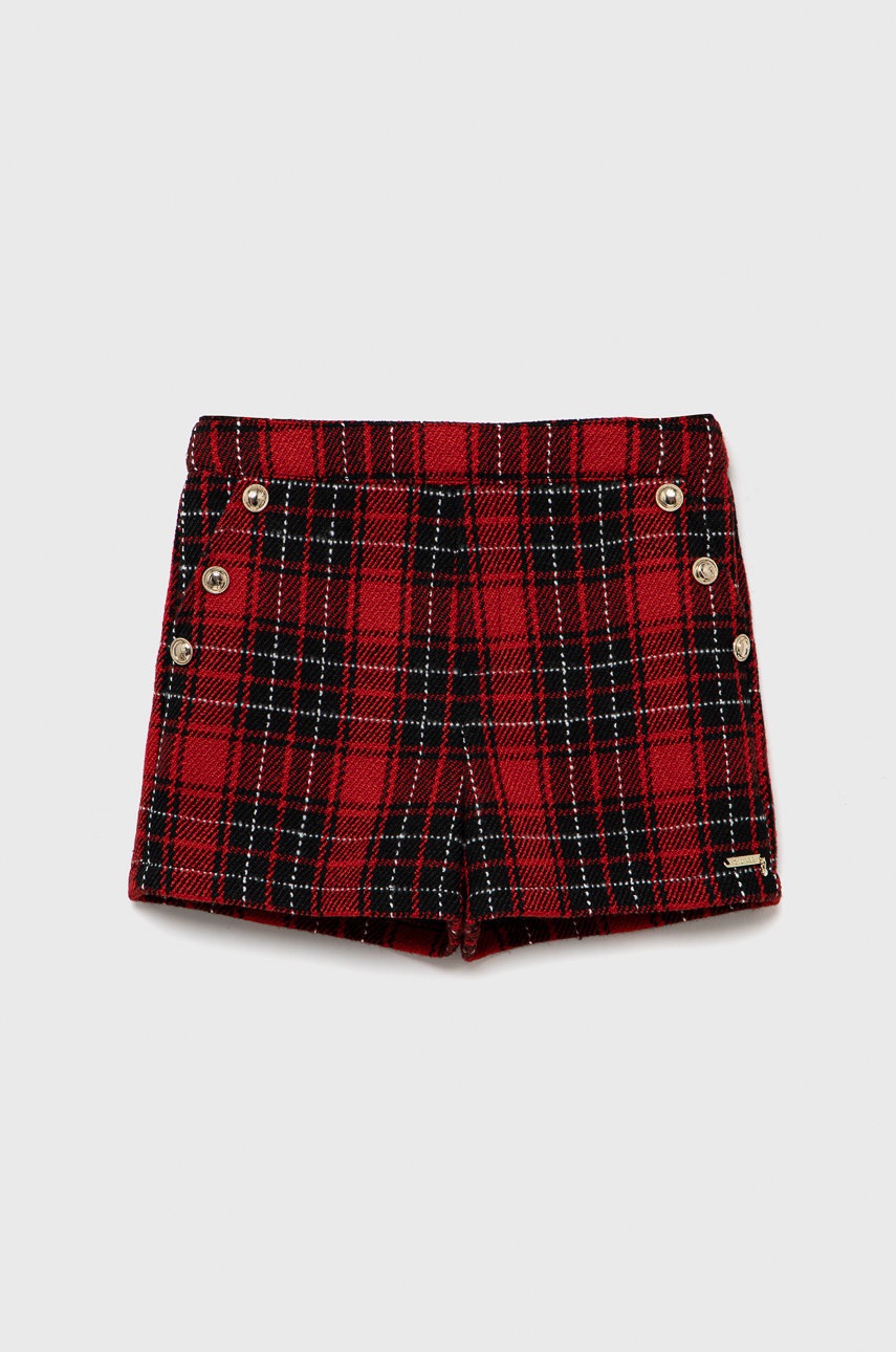 

Детски къси панталони Guess в червено с десен, Червен