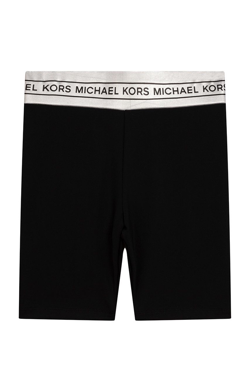 Michael Kors pantaloni scurti copii culoarea negru, cu imprimeu