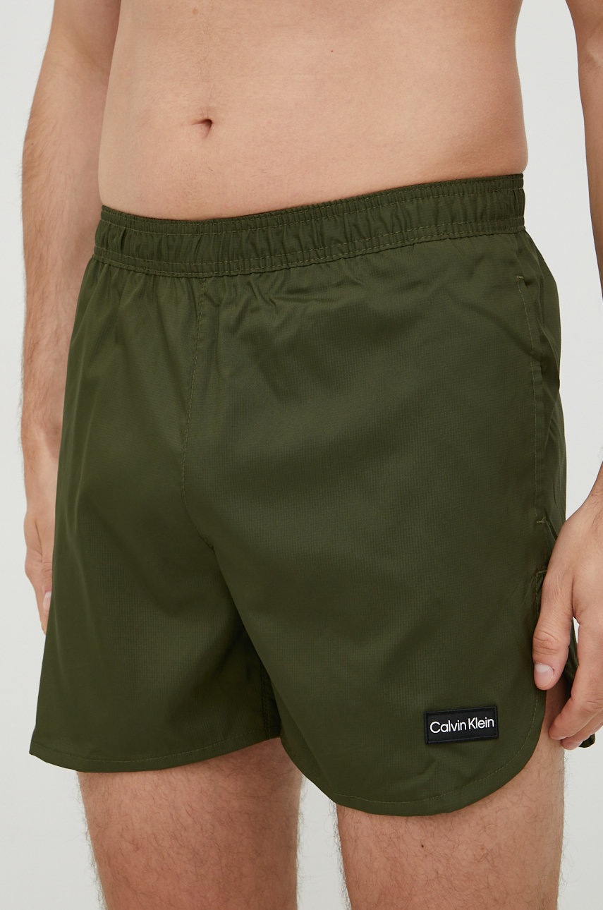 

Плувни шорти Calvin Klein в зелено, Зелен
