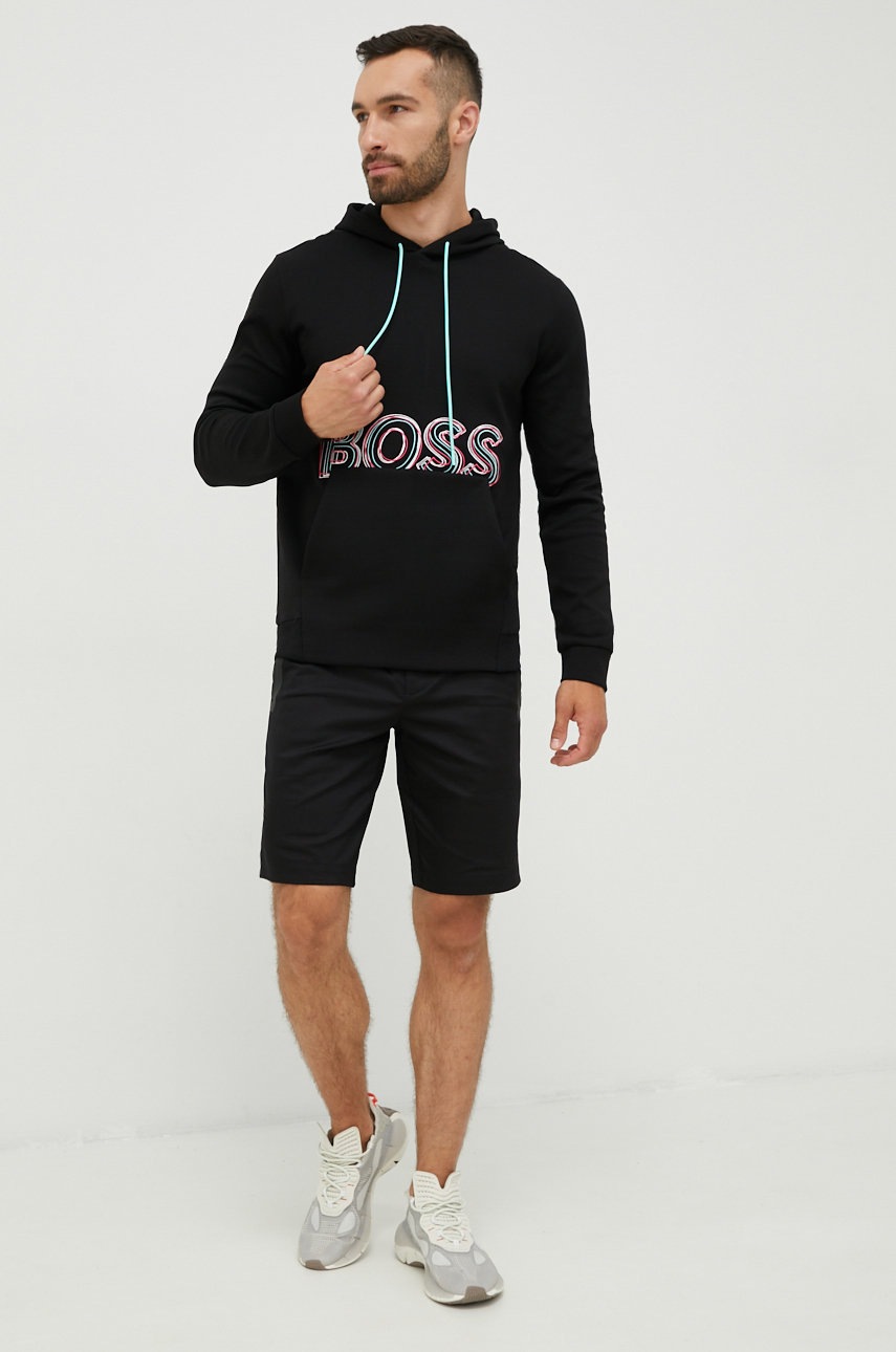 

Шорти BOSS Boss Athleisure чоловічі колір чорний