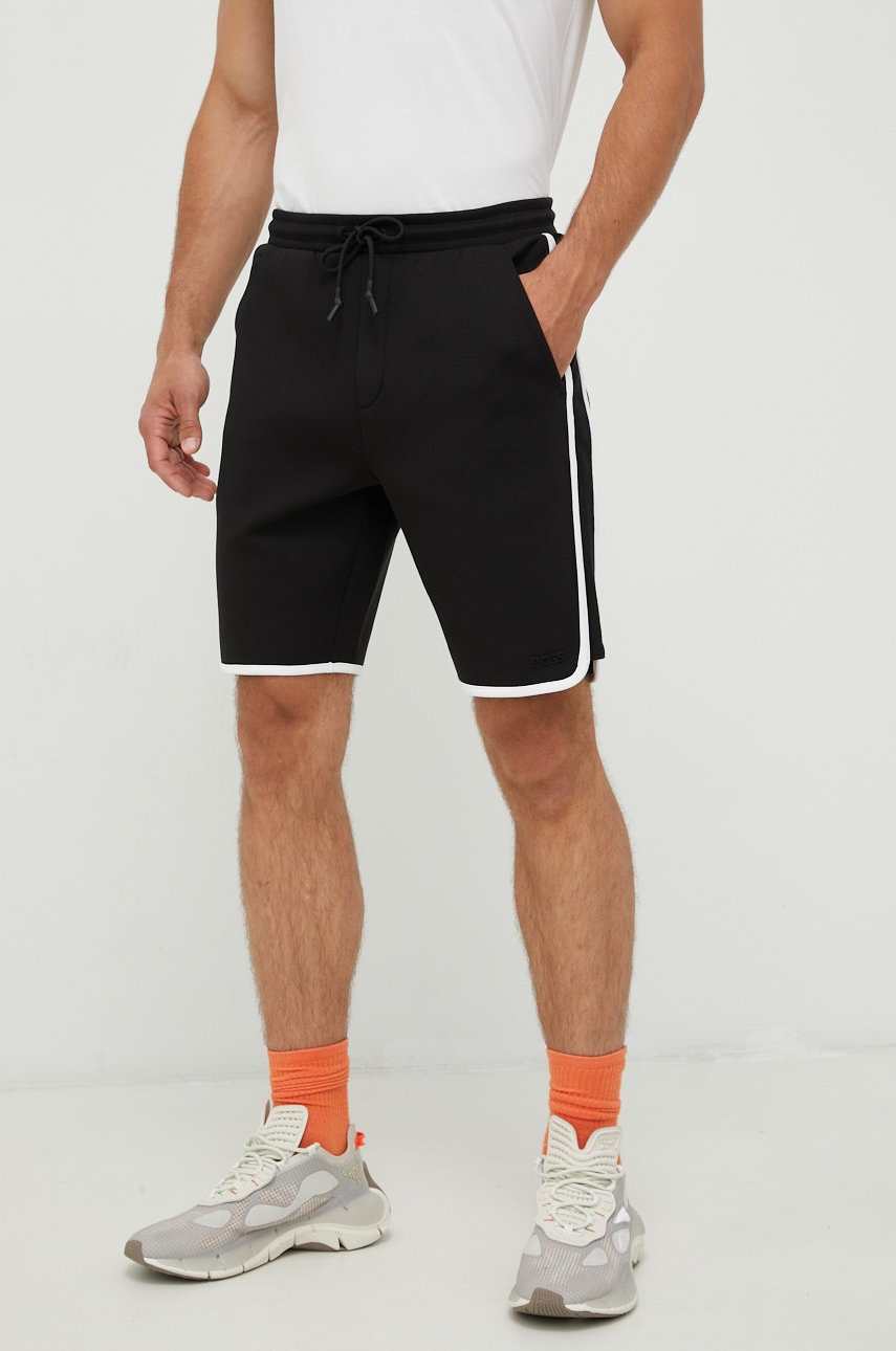 

Къси панталони BOSS Boss Athleisure в черно, Черен