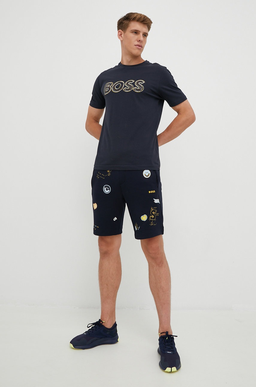 

Шорты BOSS Boss Athleisure мужские цвет синий