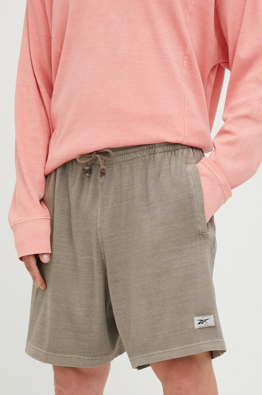 Reebok classic pantaloni scurti barbati, culoarea gri