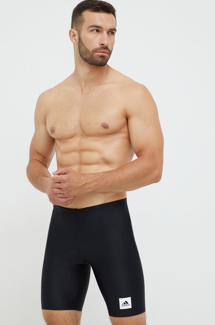 adidas Performance szorty kąpielowe Solid męskie kolor czarny gładkie