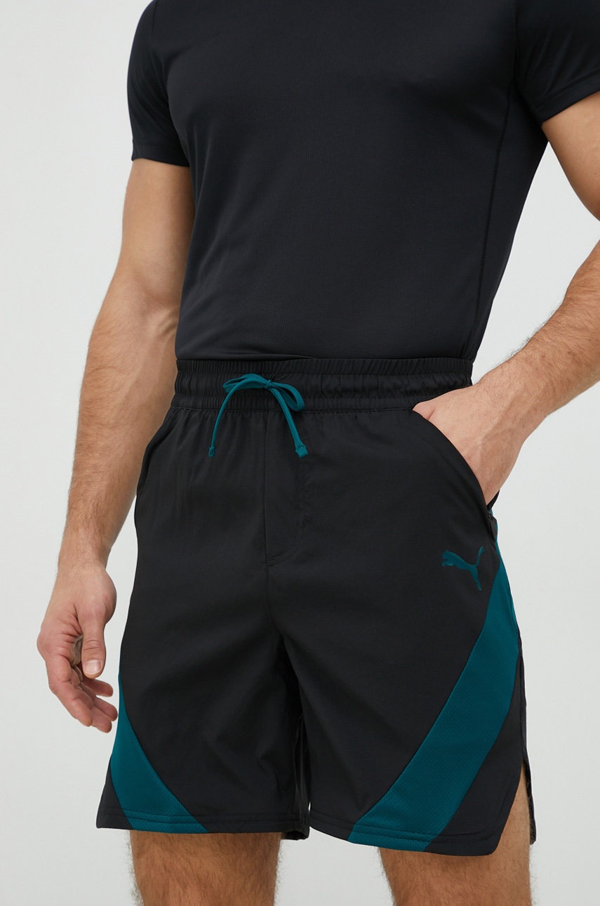 

тренировочные шорты Puma fit woven мужские цвет чёрный