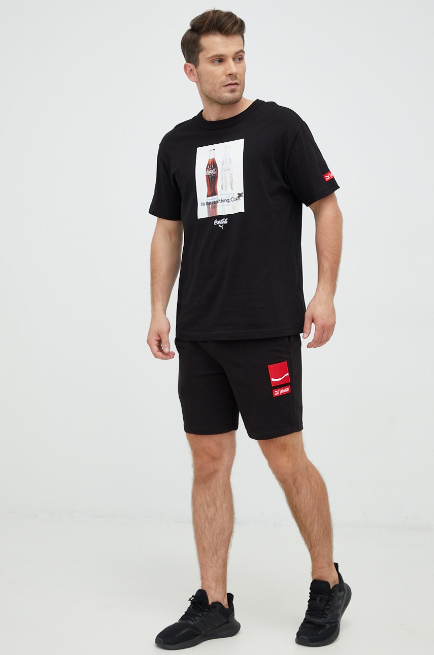 

Шорти Puma Puma X Coca Cola чоловічі колір чорний