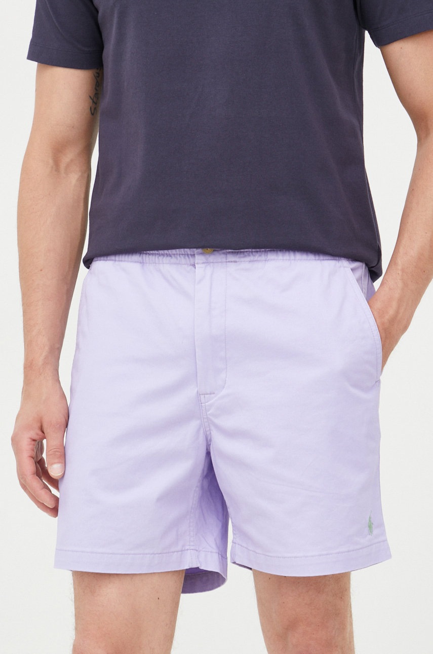 

Шорты Polo Ralph Lauren мужские цвет фиолетовый