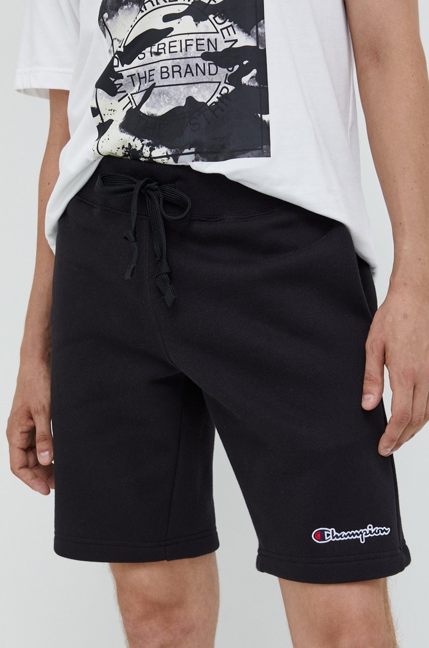 Champion pantaloni scurti barbati, culoarea negru