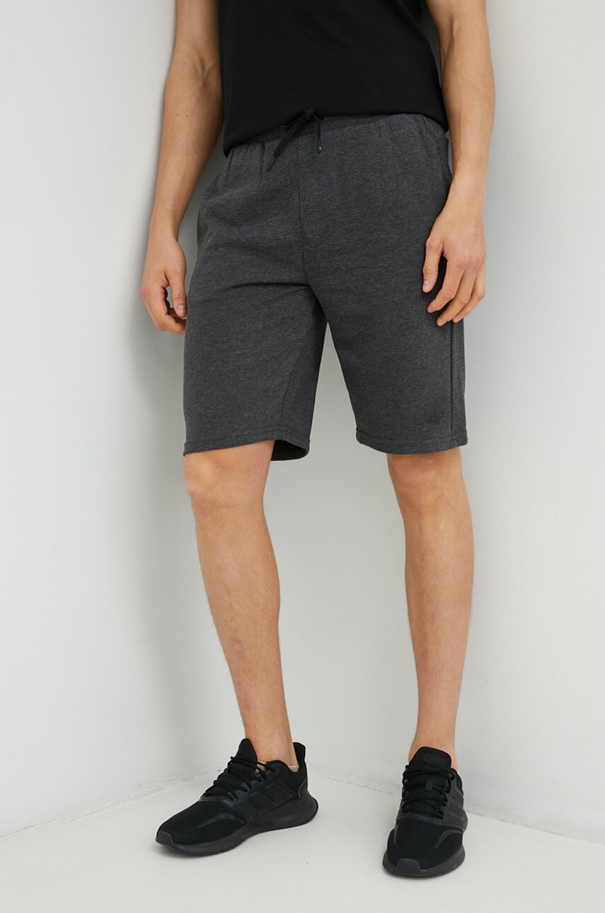 4f pantaloni scurti barbati, culoarea gri