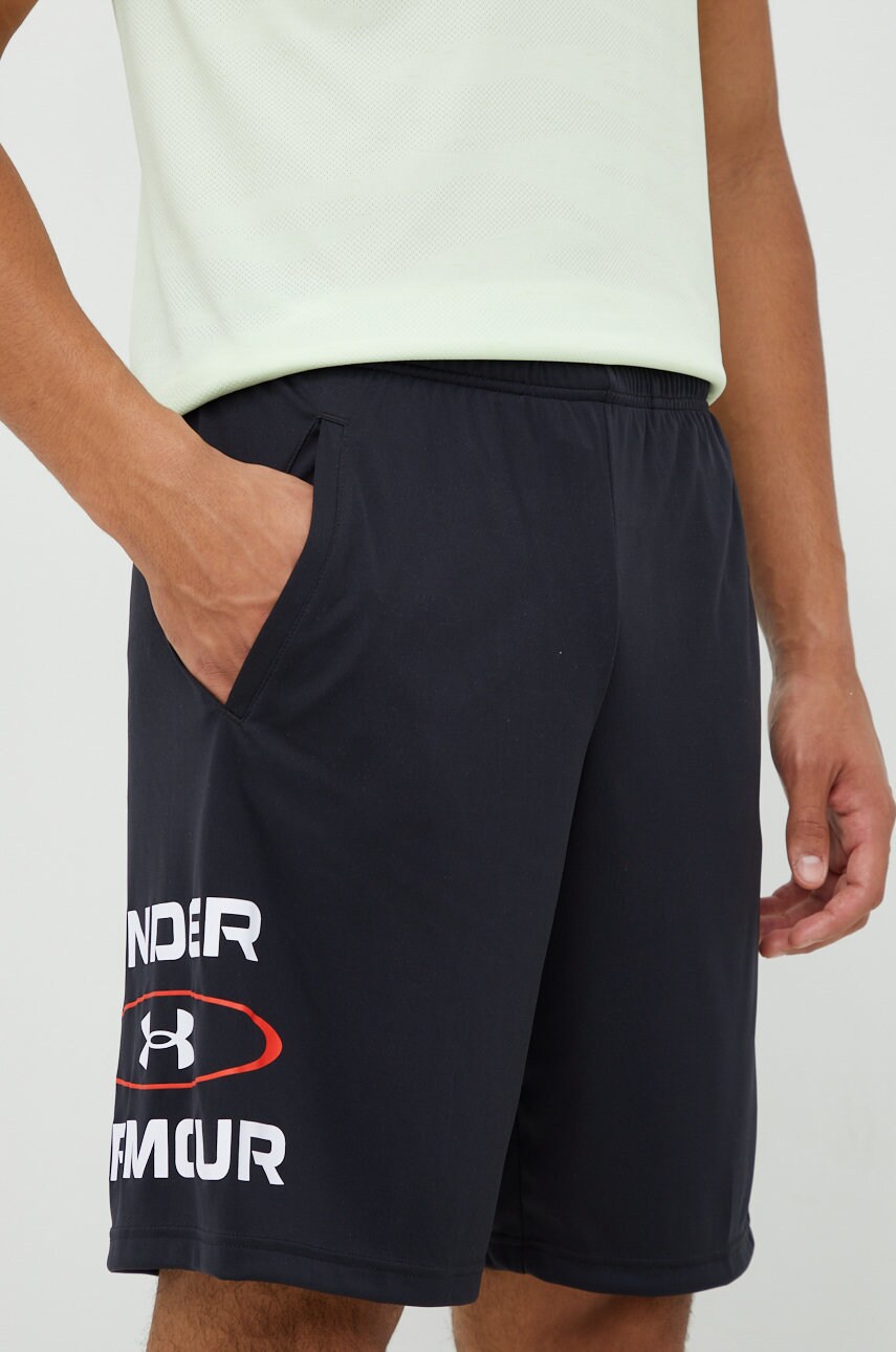 

Тренировочные шорты Under Armour Tech Wordmark Graphic мужские цвет чёрный