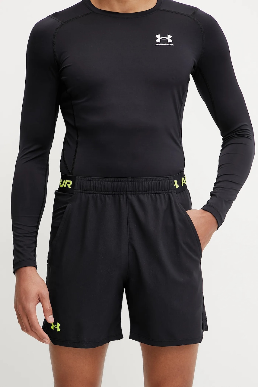 Under Armour pantaloni scurți de antrenament Vanish Woven culoarea negru, 1373718 Under Armour pantaloni scurți de antrenament Vanish Woven culoarea negru, 1373718