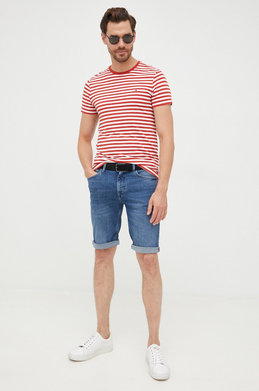 

Дънкови къси панталони Tommy Hilfiger, Син