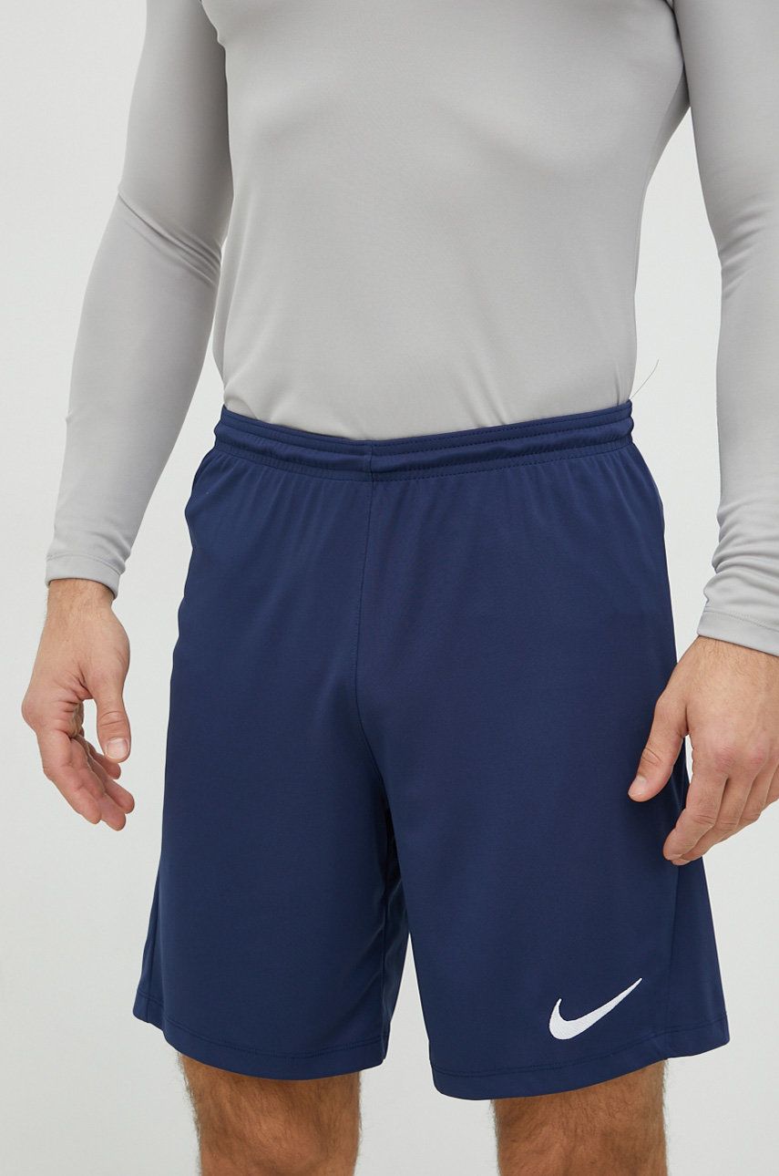 Nike pantaloni scurți de antrenament Park Iii barbati, culoarea albastru marin albastru imagine noua
