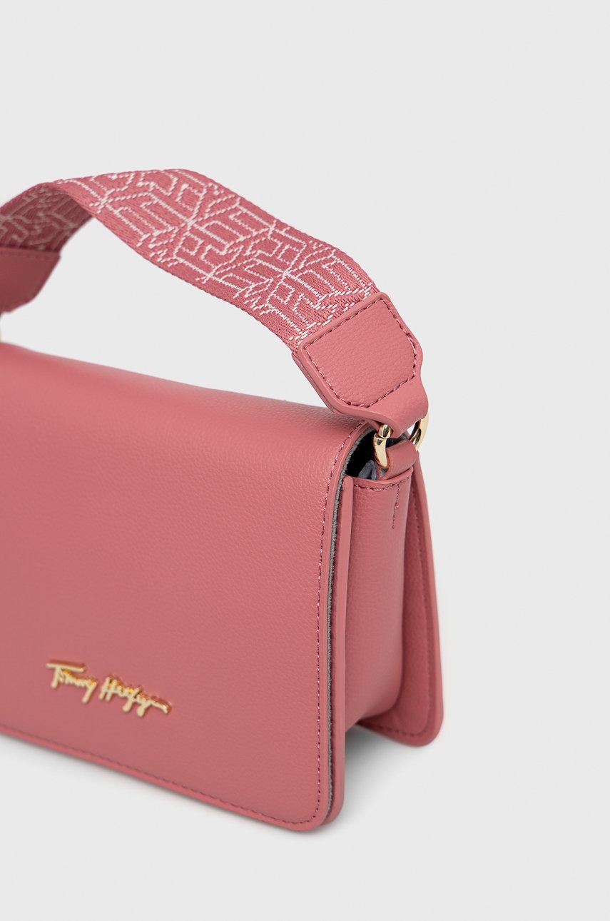 

Сумочка Tommy Hilfiger колір рожевий