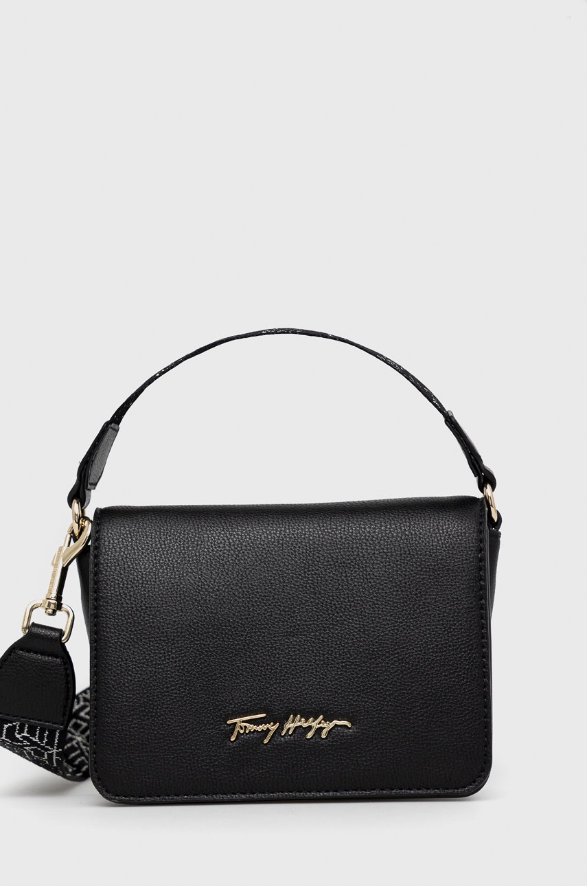 

Чанта Tommy Hilfiger в черно, Черен