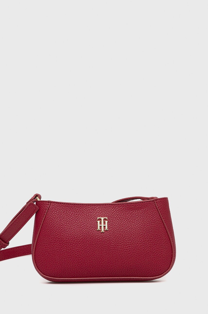 

Чанта Tommy Hilfiger в червено, Червен