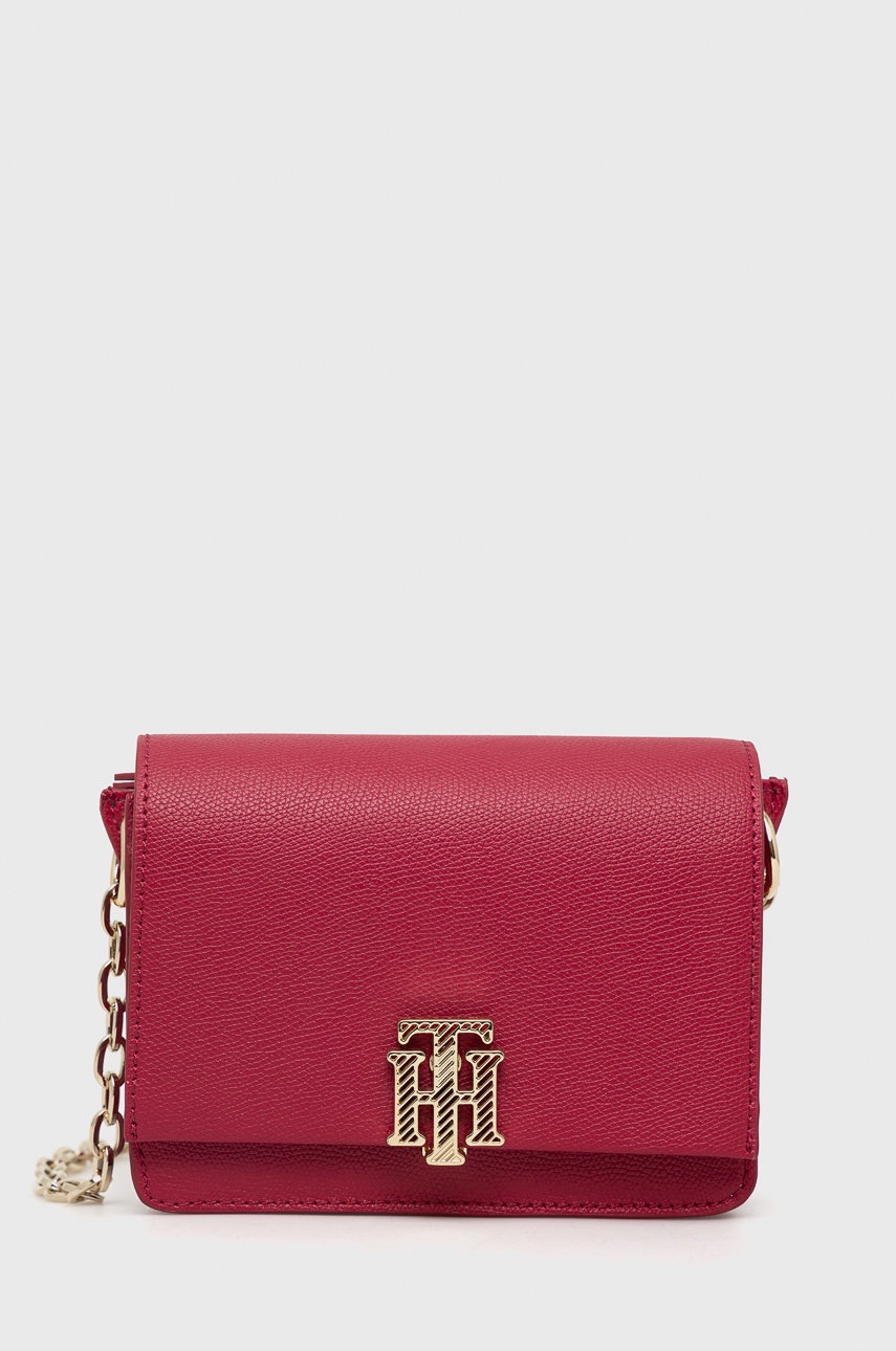 

Чанта Tommy Hilfiger в червено, Червен