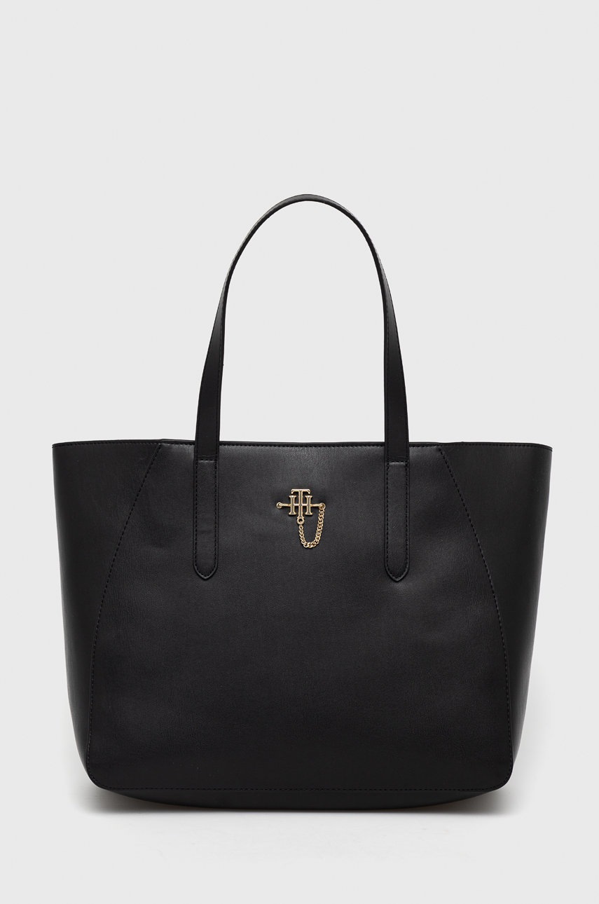 

Чанта Tommy Hilfiger в черно, Черен