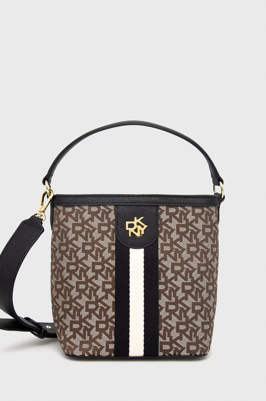 

Чанта Dkny в кафяво, Кафяв