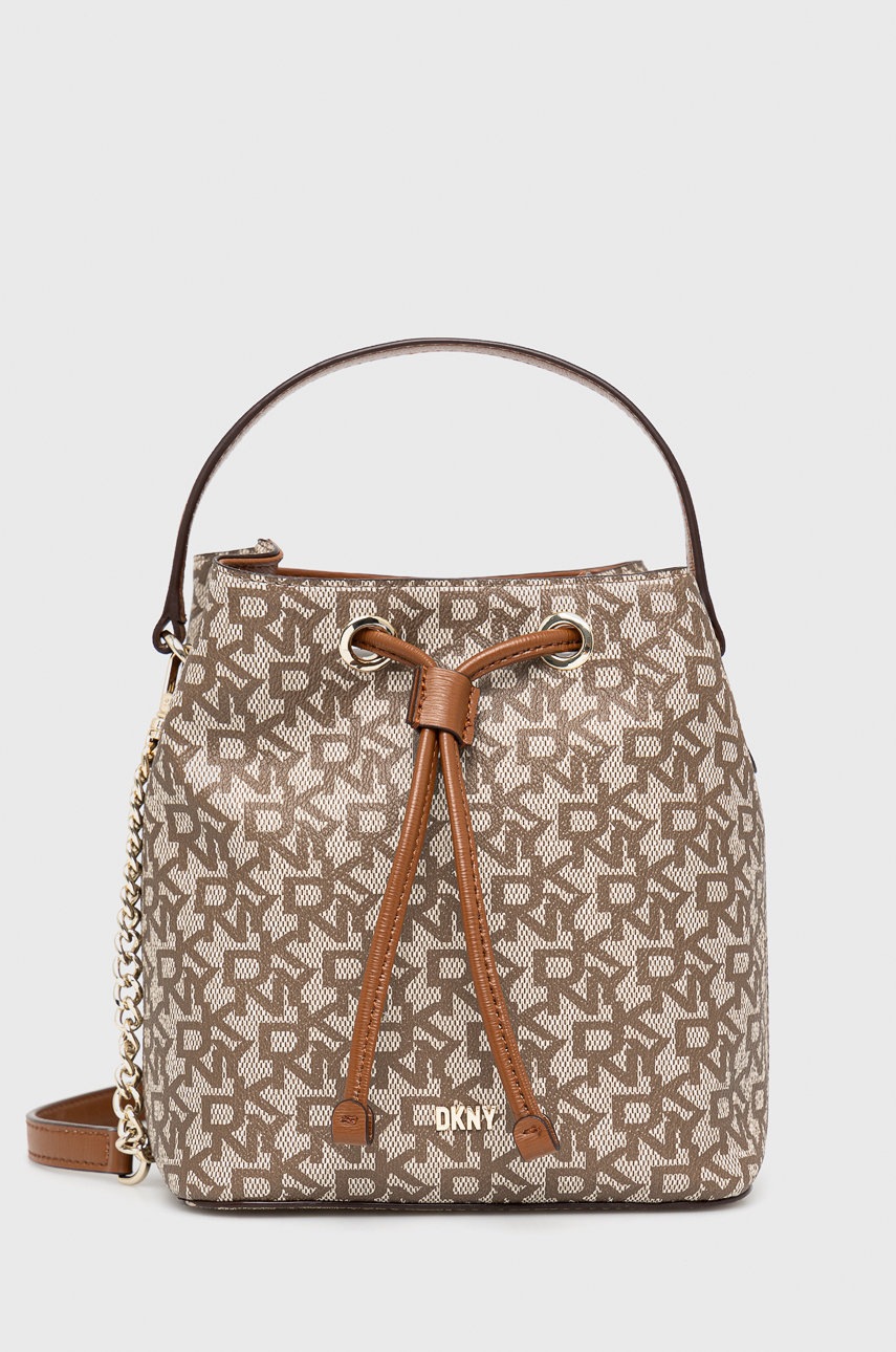 

Чанта Dkny в бежово, Бежов